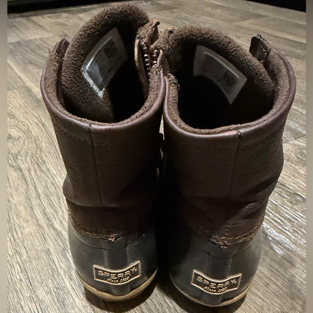 Sperry Women's Brown and Black Boots - Picture 5 of 6
